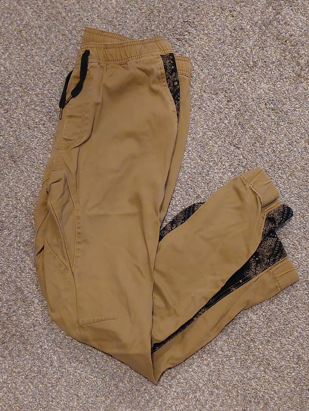 CJ Black Paisley Joggers